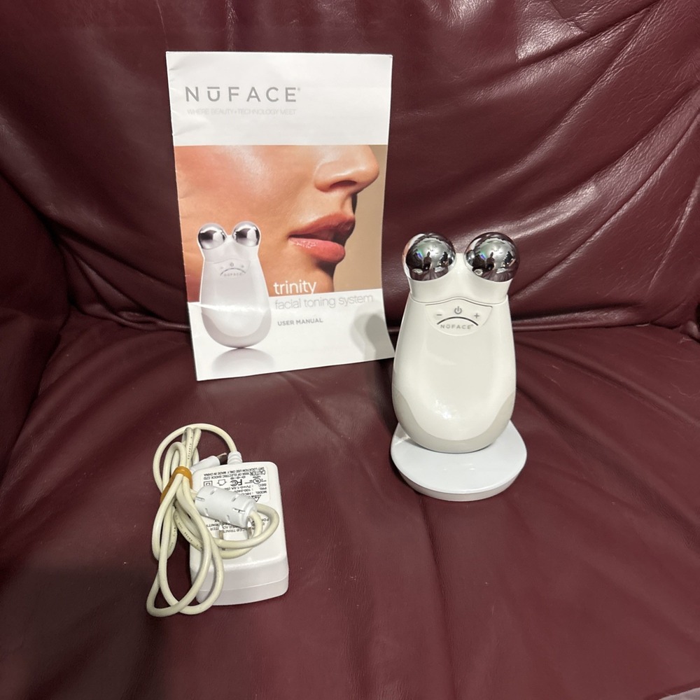 NuFace Trinity Microcurrent Facial Toning Device with Charger